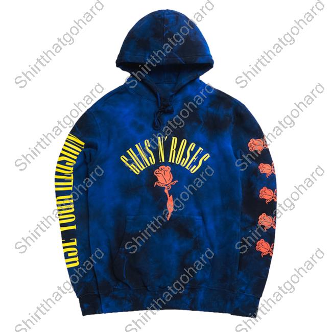 Officia Gnr Merch Merchbar Clothing Store Shop Guns N' Roses Don't You Cry Tonight There's A Heaven Above You Baby Hoodie I Gnrmerch