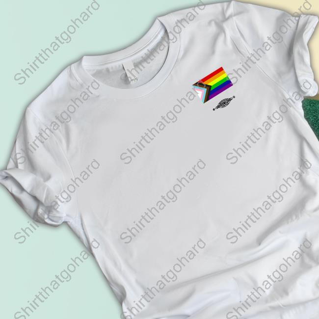 Pride Flag Embroidered Tee