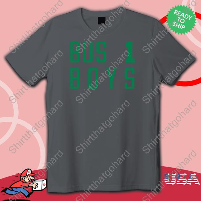 Bus 1 Boys Tee Shirt Bus One Boys T-Shirt