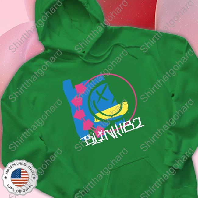 Blink 182 OG Smiley Tee Shirt Official Blink 182 OG Smiley Sweatshirt