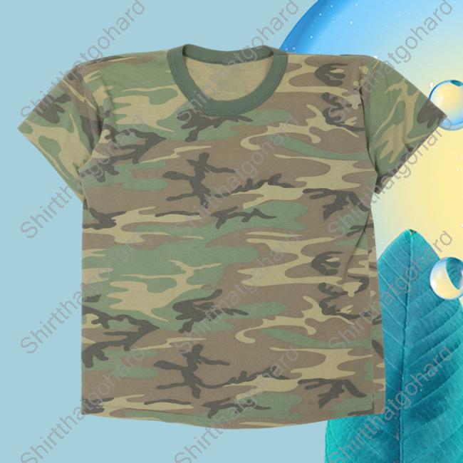 Official Justin Reed Vintage Camouflage Tshirt Justinreed