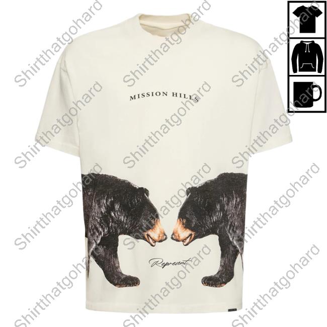 Official Luisa Via Roma Represent Mission Hills Printed Tee White 3D Luisaviaroma