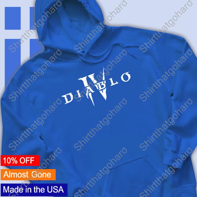 Diablo 4 Merch Diablo Iv White Core Logo Black Long Sleeve Shirt Diablo 4 Merch Diablo Iv White Core Logo Black Long Sleeve T Shirt