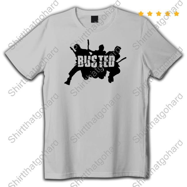 Official Busted Merch Silhouette Jump Ringer Busted Sweatshirt Official Busted Merch Silhouette Jump Ringer Busted Sweatshirt