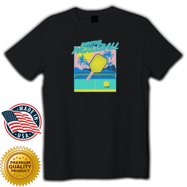 Barstool Pickleball Pocket Shirt Shirt Official Barstool Pickleball Pocket Shirt Tee