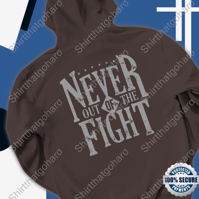 RJO Apprarel Never Out Of The Fight Shirts - Grey RJO Apprarel Never Out Of The Fight T-Shirt - Grey