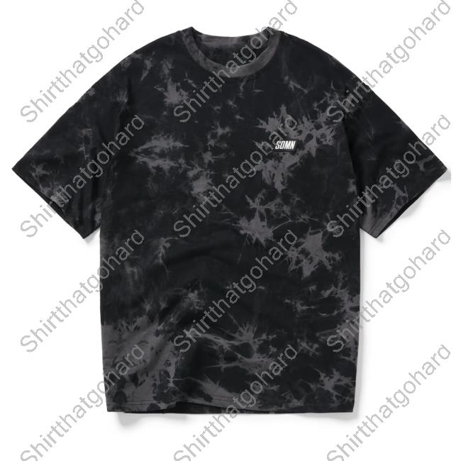 Official Sidemen Clothing Sdmn Tie Dye Black/Grey Tee Sidemenclothing