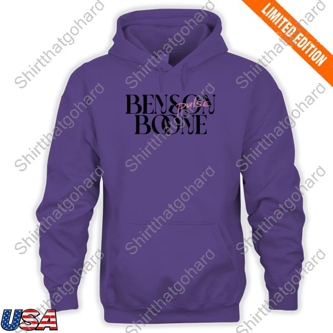 Official Benson Boone Merch Pulse Logo Tee Pulse Benson Boone Logo Tee