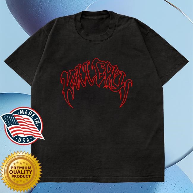 Official Kill Crew Apparel Clothing Oversized "Classic" Shirts - Black / Red KillCrew Shop