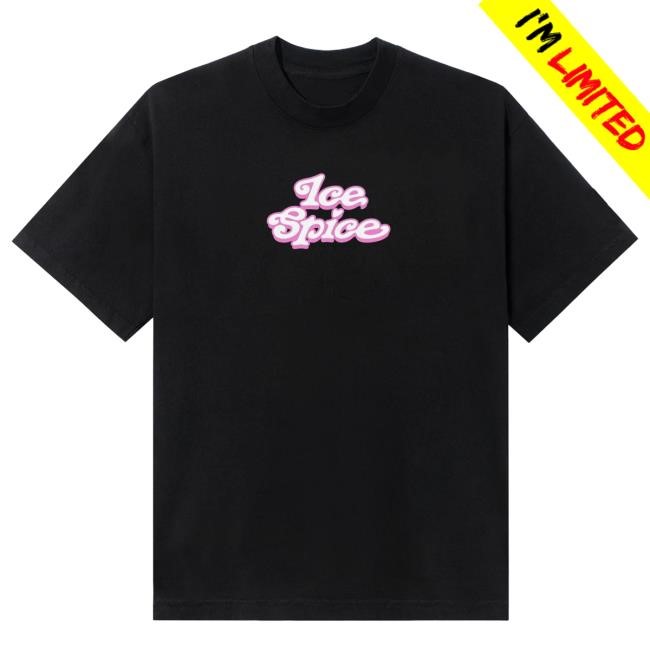 Official Ice Spice Merch Store Verdy x Ice Spice "Big Guy" Tee - Black