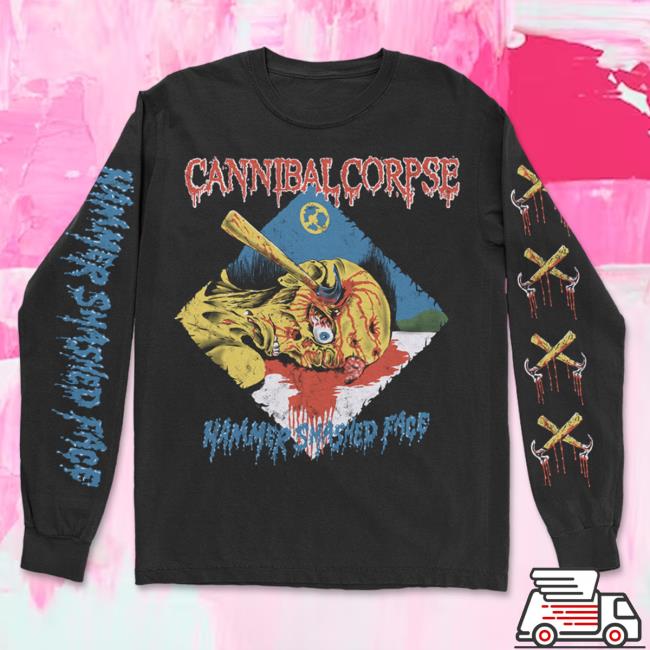 Official Kings Road Merch Store Cannibal Corpse Hammer Smashed Face LS Tee (Black) Kings Road Shop CannibalCorpse