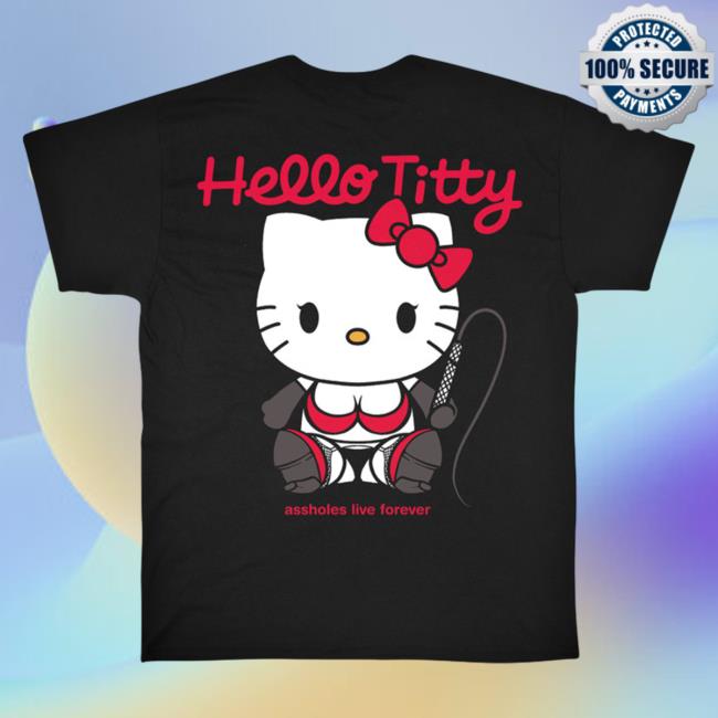 Official Linda Finegold Merch Store Hello Titty Long Sleeve Tee Black Lindafinegold Clothing Shop