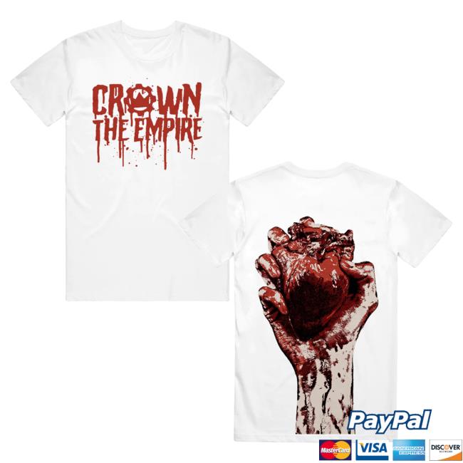Crown The Empire Merch Heart Shirt 2023
