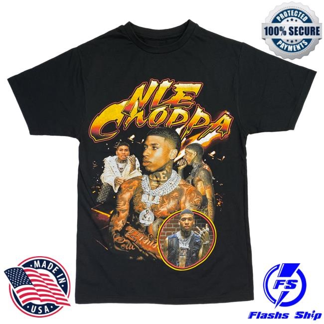Official NLE Choppa Merch Store Shop "NLE Collage" Attractive Shirt NLEChoppa