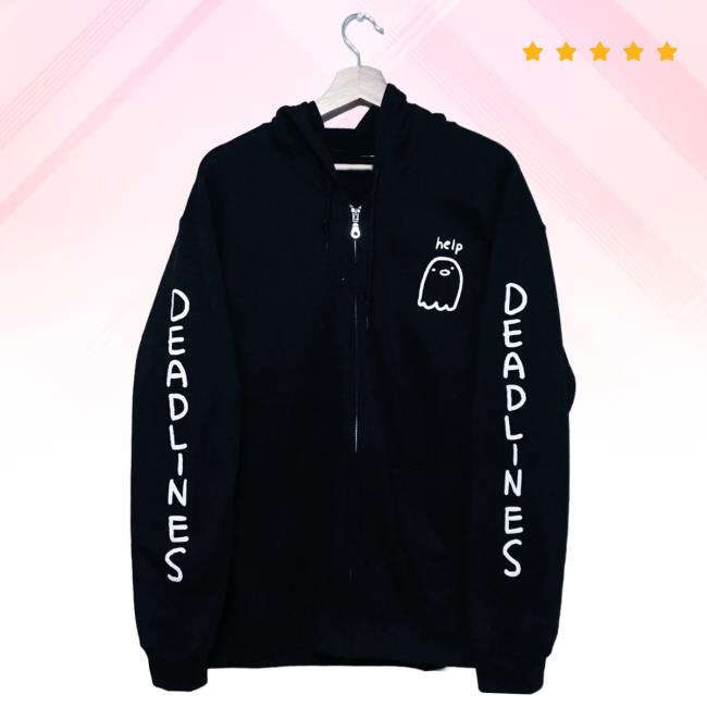 Ohmonah Merch Shop Deadlines Zipper Hoodie
