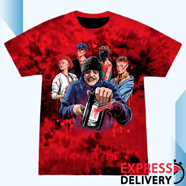 Official Cavity Colors Maniac: Just A Little Blood - T Shirt (Red Tie Dye)