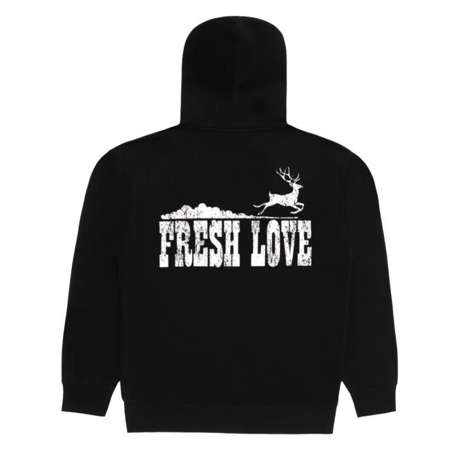 Fresh Love Essential Hoodie Sweatshirt - Black – Fresh Love Clothing