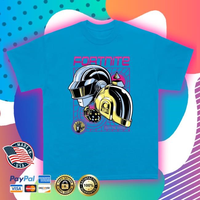 Official Daft Punk Merch Store Fortnite x Daft Punk Shirt
