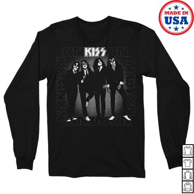 Kiss Dressed to Kill Long Sleeve T-Shirt Kiss Band Official Merch Store