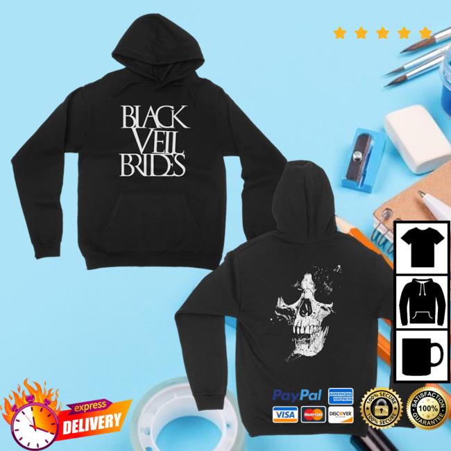 Official Black Veil Brides Merch Store Black Veil Brides Skull Sweater Black Veil Brides Clothing Shop
