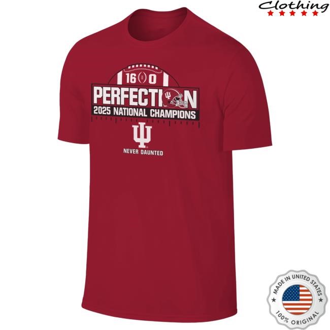 Historic Indiana Hoosiers NCAA Football Schedule Results Shirt