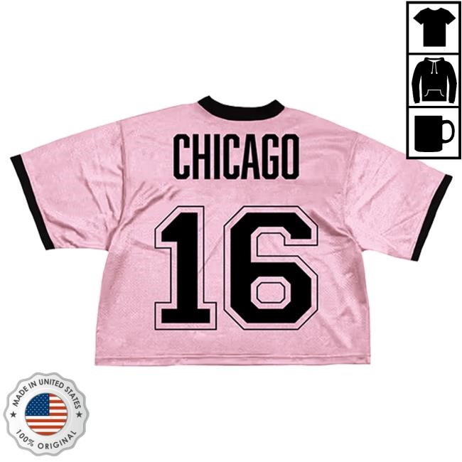 Deadline Tour Merch BLACKPINK Cropped Jersey Chicago Pink T Shirt | Blackpink Official Merch Store