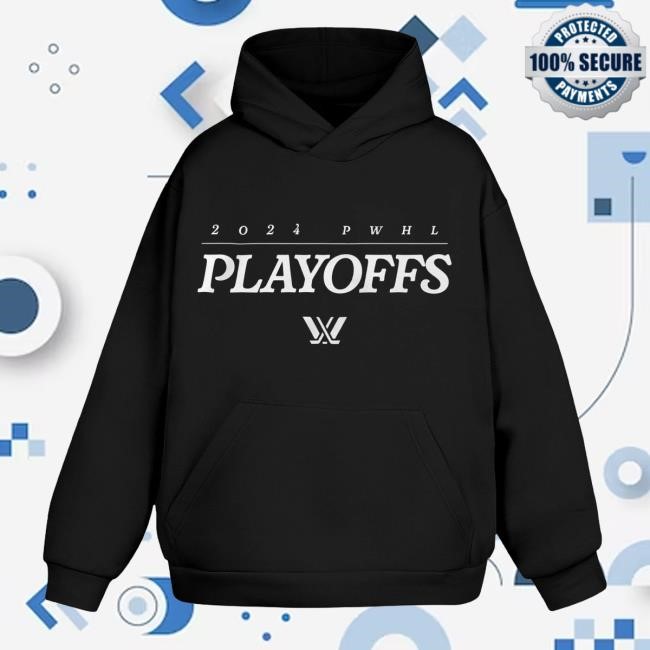 PWHL Playoffs Block Hot Hoodie – The Official Shop Merch PWHL