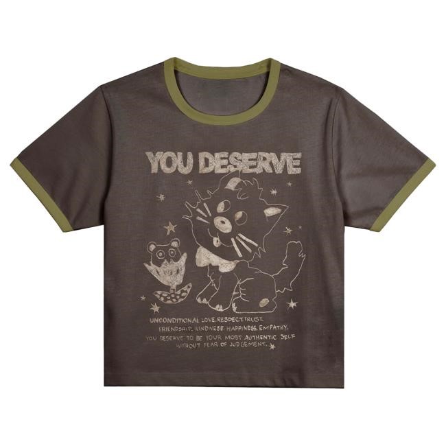 Official Chnge Clothing Store Chnge You Deserve Baby New Shirt (Truffle)