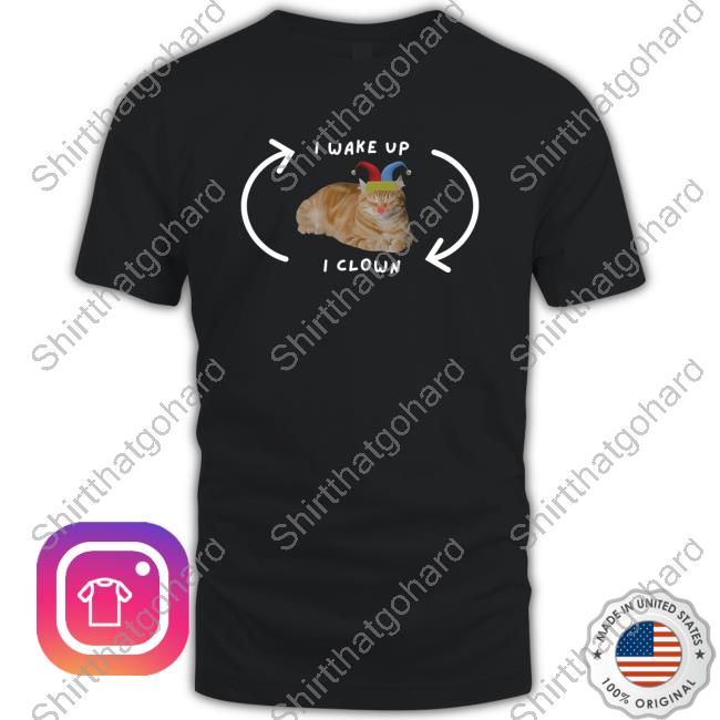 Weirdlilguys Merch Store I Wake Up I Clown Sweater