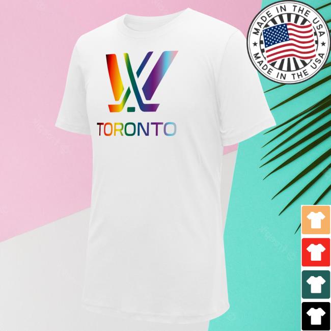 The Official Shop Of The Pwhl Merch Toronto Pride Short Sleeve TShirt