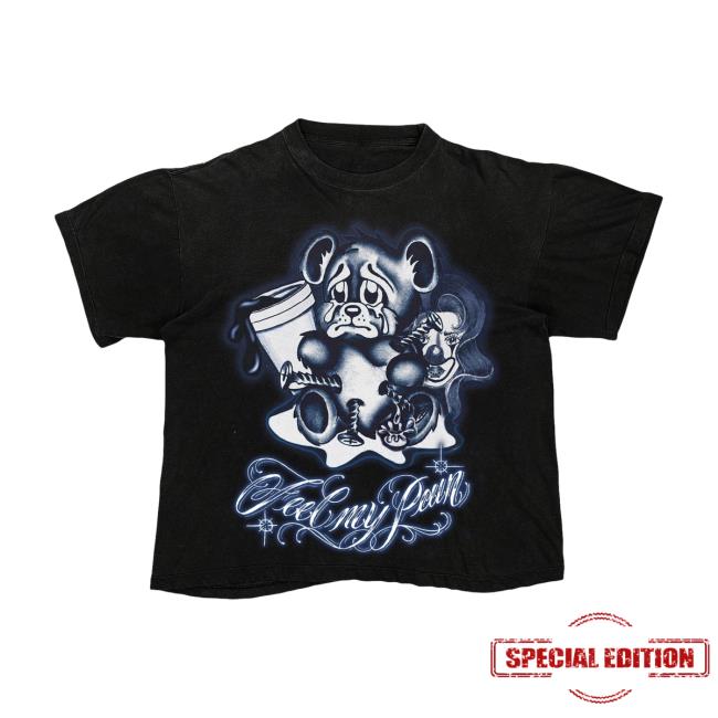 Official SlumpedBoyz Feel My Pain Black Shirt 2024 Slumped Boyz