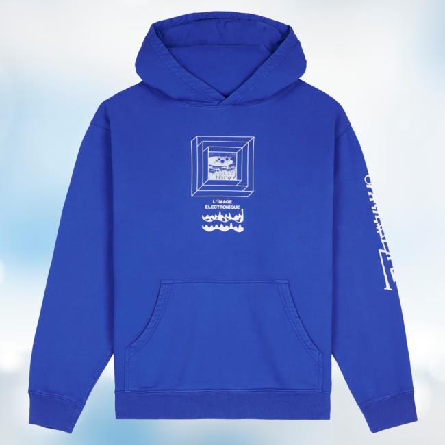 Official Brain Dead Merch Store We Are Brain Dead Electronique Long Sleeve Tee - Blue Brain Dead Apparel Clothing Shop BrainDead