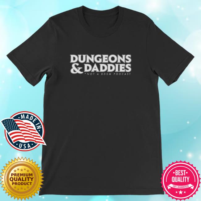 Official Dungeons And Daddies Merch Store Dungeons & Daddies Logo T-Shirts Dungeonsanddaddies Shop Christmas Shopping!