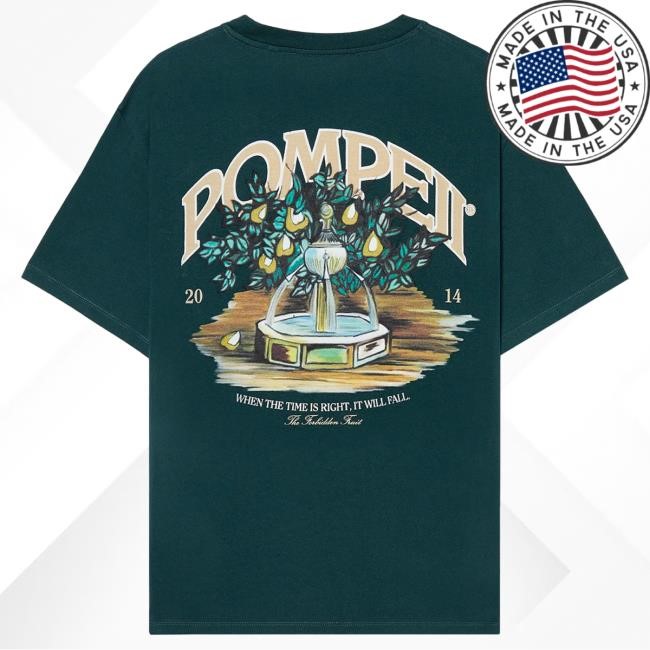 Fountain Pine Regular Graphic Hot Shirt | Buy Official Pompeii Apparel