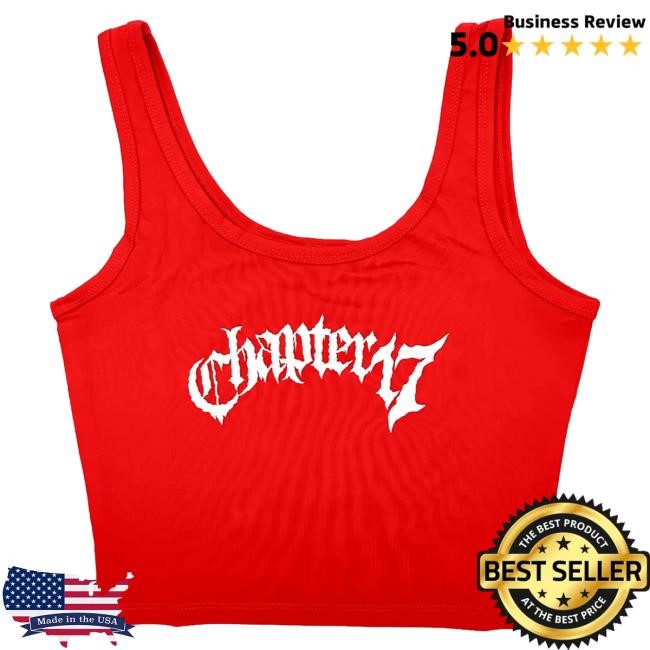 Official Chapter 17 Records Merch Ouija Macc Chapter 17 - Women's tank - Crop Top - Red Top Shirt
