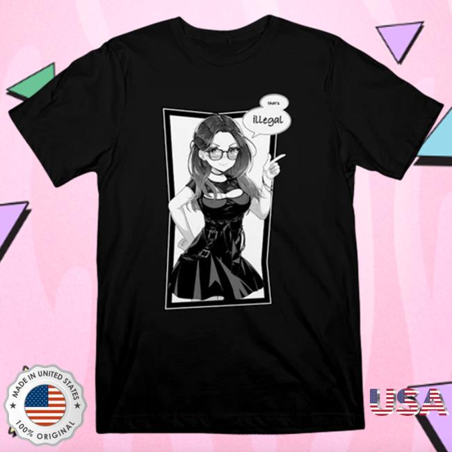 Sssniperwolf Merch That's Illegal Long Sleeve Shirt