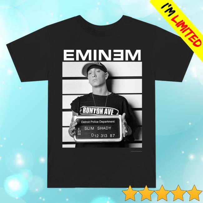 Official Eminem Merch Store Slim Shady Eminem Arrest Shirt Eminem Apparel Clothing Shop SlimShady