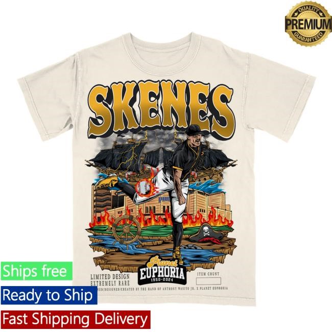 Planet Euphoria Merch Paul Skenes New Tee #/500 – Euphoria Shop