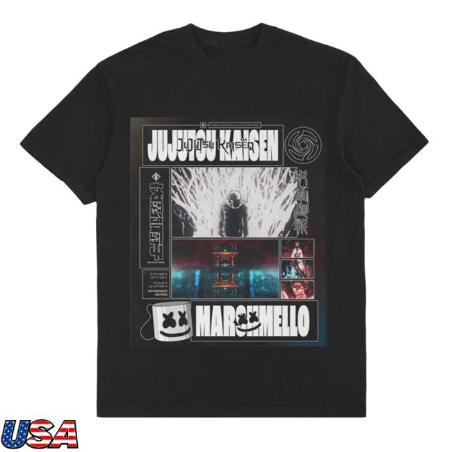 Official Marshmello X Jujutsu Kaisen Poster Shirt
