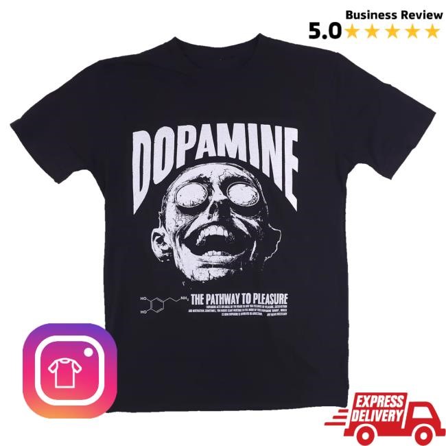 Official Any Means Necessary Clothing Dopamine Shirt 2024 Black Andromeda