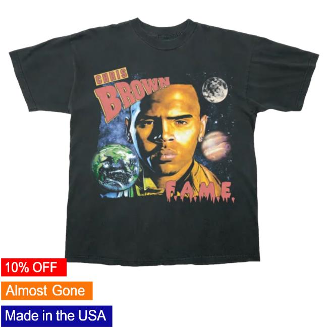 Official Chris Brown Merch F.A.M.E. Space Shirts Shopchrisbrown