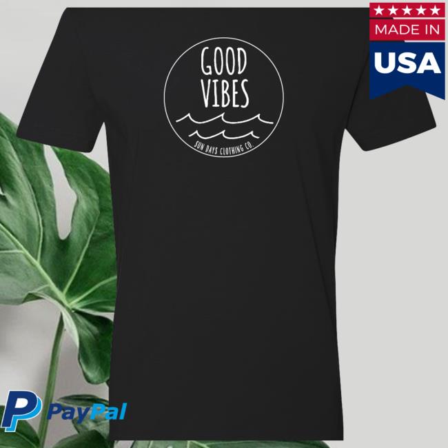 Sun Days Clothing Co Merch Good Vibes Circle Hooded