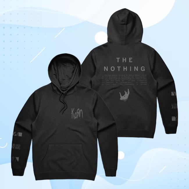Official Korn Clothing Store Shop Merch Korn The Nothing Tracklist Crew neck Sweatshirt