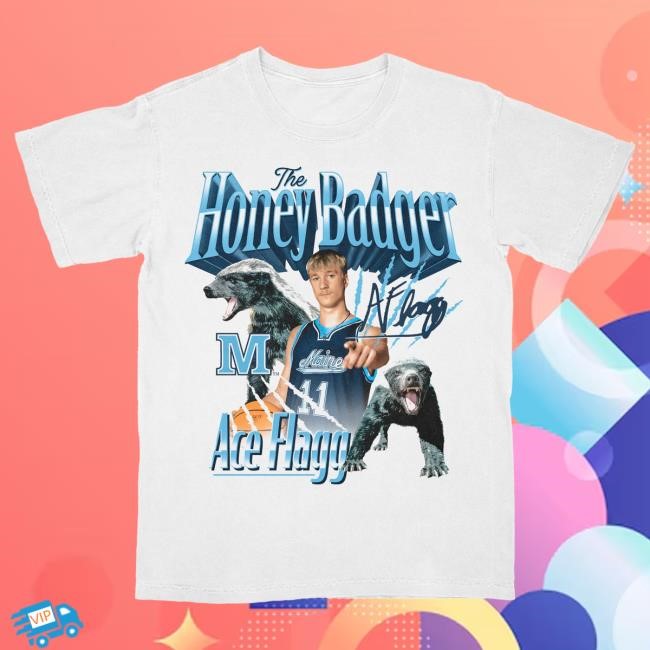 Official Nil Store Merch Shop White "The Honey Badger" Crew Neck Sweatshirt