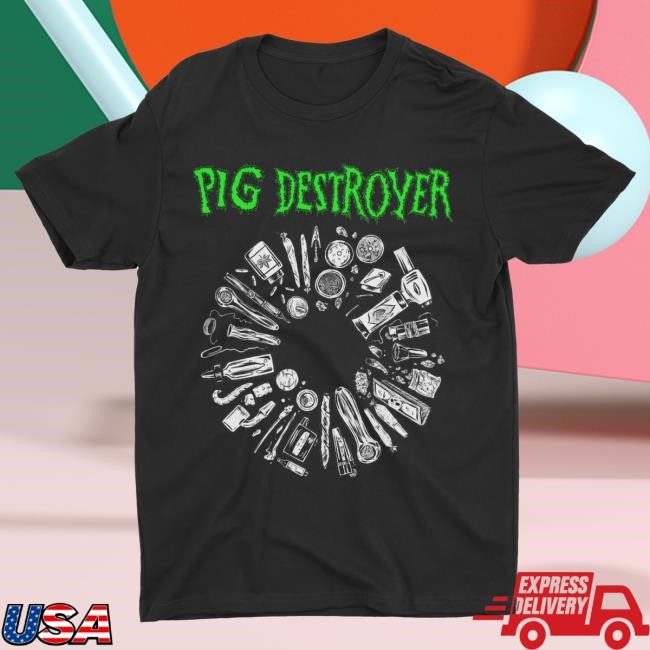 Official Night Shift Merch Store Shop Pig Destroyer - Tools Of The Tray(De) Popover Shirt Nightshift Merch