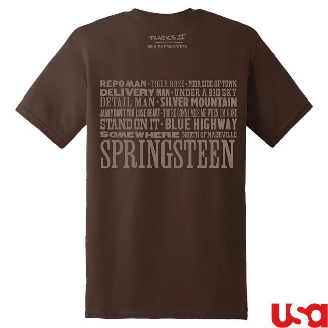Official Bruce Springsteen Shop Nashville Album New Shirt