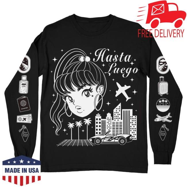Official Meow Wolf Store Shop Merch MeowWolf Hasta Luego Long Sleeve Tee Shirt Meow Wolf Apparel Clothing