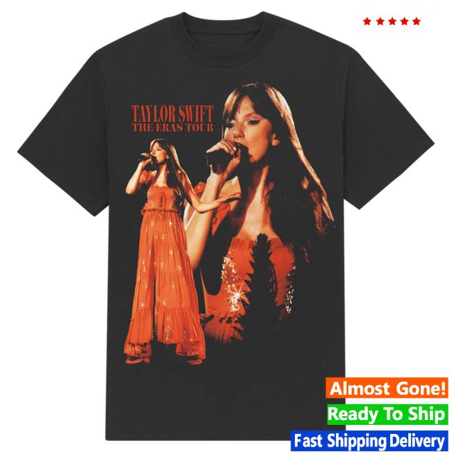 Official Taylor Seift Swift Clothing Store Shop Taylor Swift The Eras Tour Photo Black Hot Shirt Taylorswift