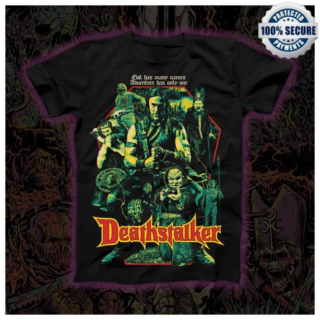 Retro Creep-O-Rama Aesthetic Deathstalker “Reign Of Darkness” Regular Tee