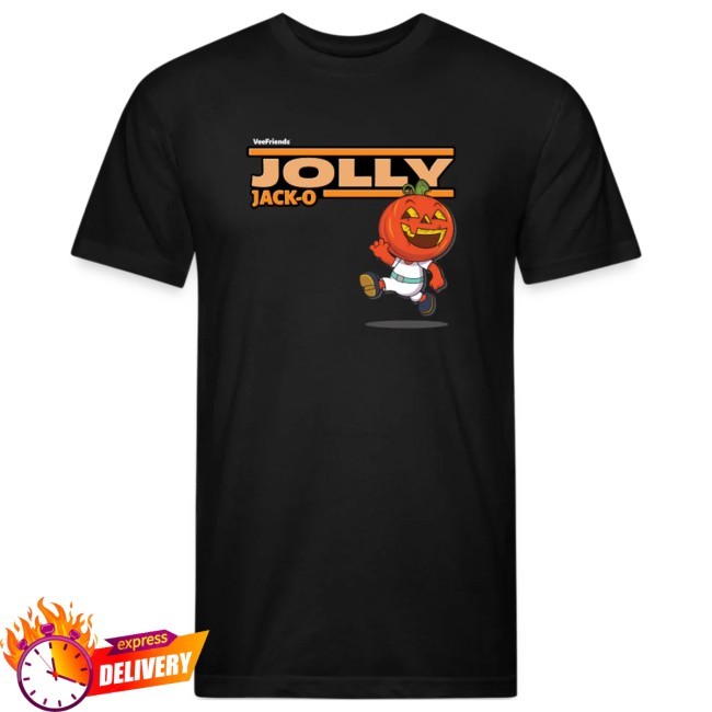 Jolly Jack-O Character Comfort Adult Tee Shirt